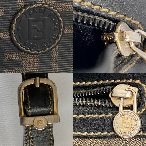 Fendi Vintage Zucca FF Logo Crossbody Bag100% Authentic - Picture 8 of 16